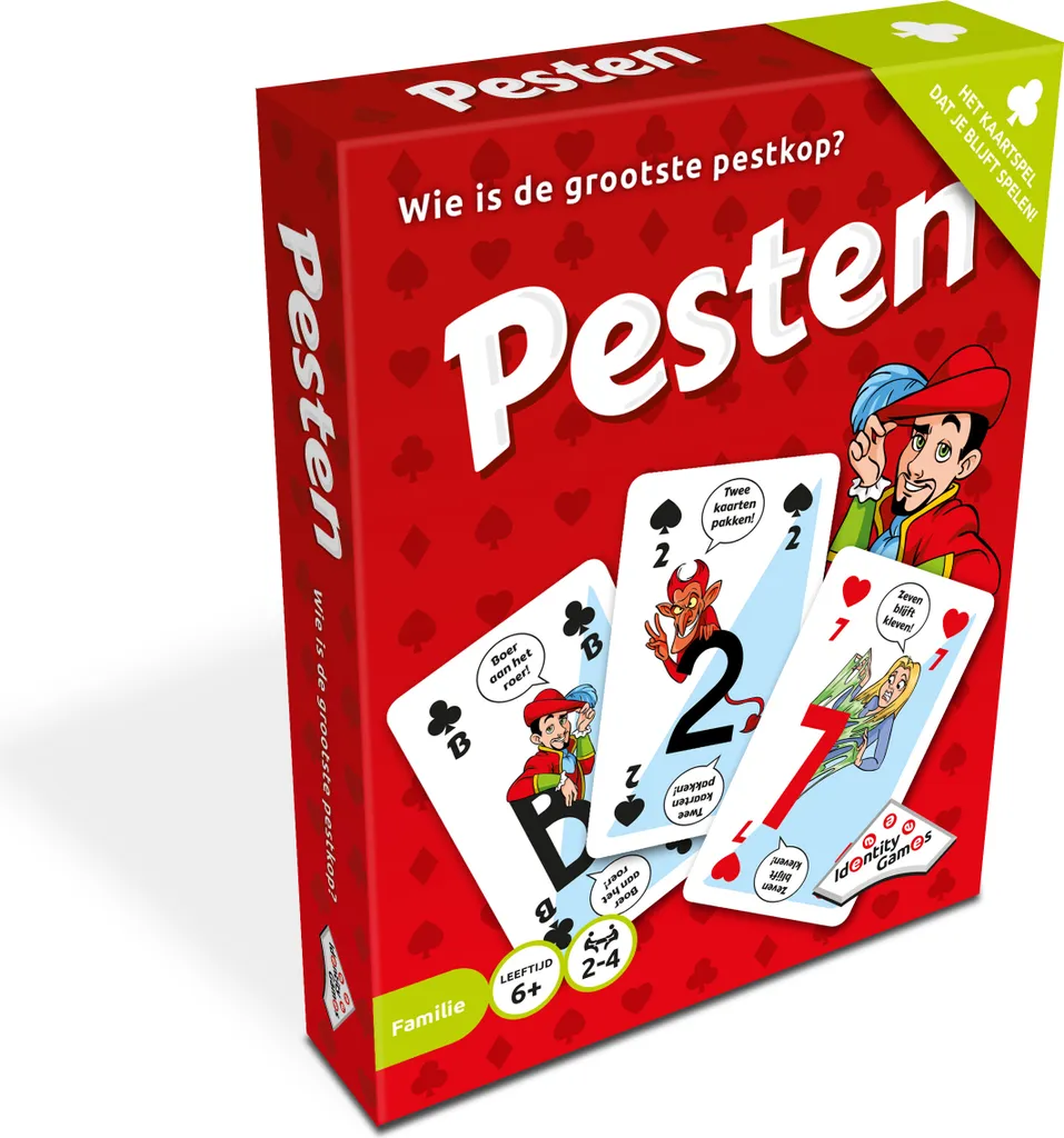Jeu de Société de Cartes Pesten Lucky Game Rigolo pour toute la Famille