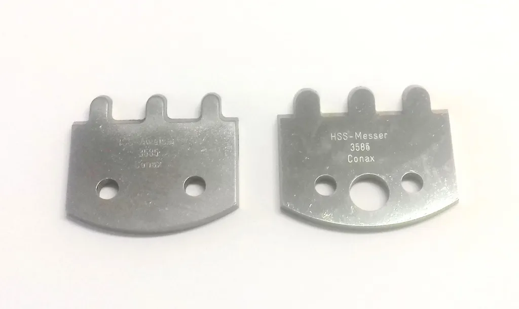 Couteaux profilés HSS et déflecteurs 60mm épaisseur 27mm pour toupie