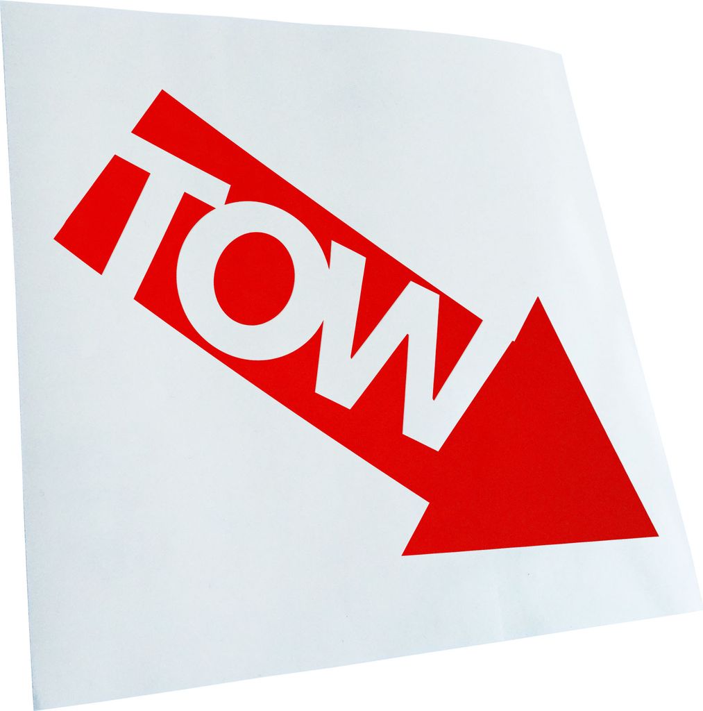 hauptsachebeklebt Kiwistar - Autoaufkleber - Tow - abschleppen - Auto - Car Heckscheibe - Aufkleber für Auto Kfz Fahrrad, LKW, Truck Mofa