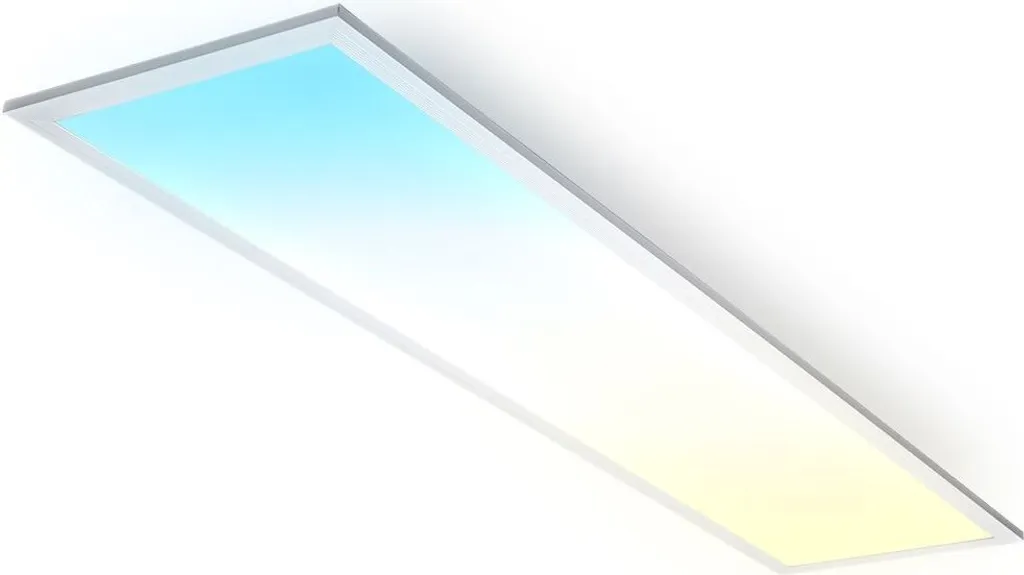 B.K.Licht Panneau LED 100cm Dimmable avec Télécommande 24W Blanc - 9
