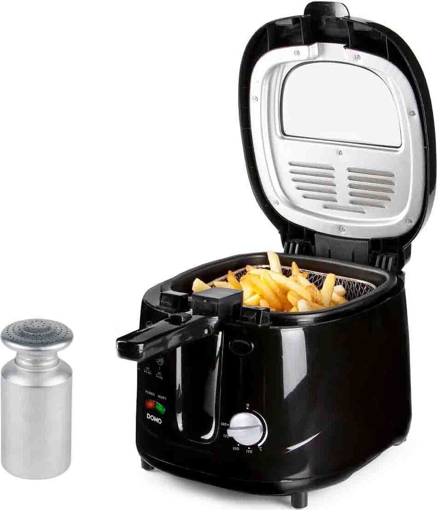 Öl Fritteuse Single Fett Friteuse Schnitzel & Champignons frittieren 2,5L 1800W