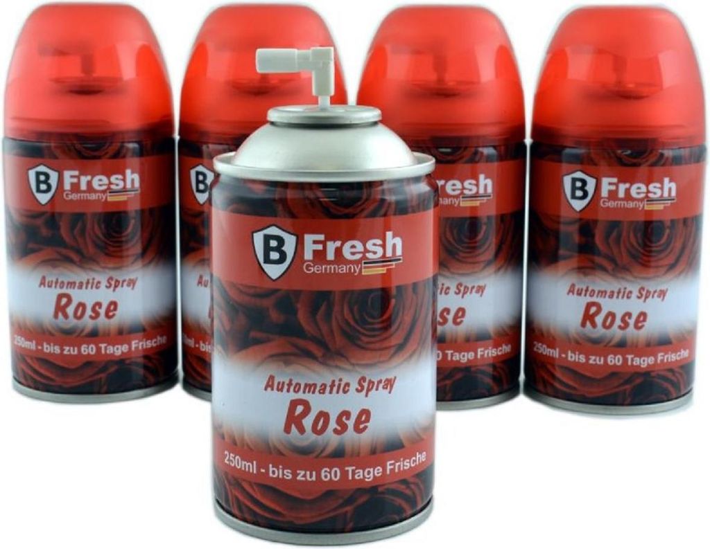 Lufterfrischer Raumduftspray Duftspray Nachfüller Kartusche 250ml Rose