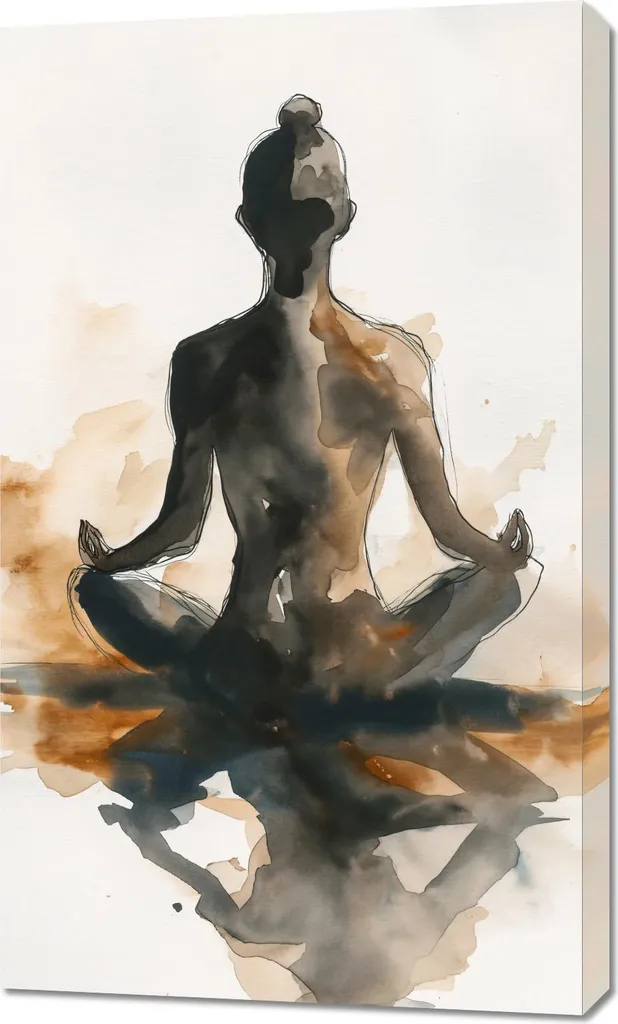 Tableau Seelenruhe Paix Intérieure Image Zen 60x100 cm pour Salon