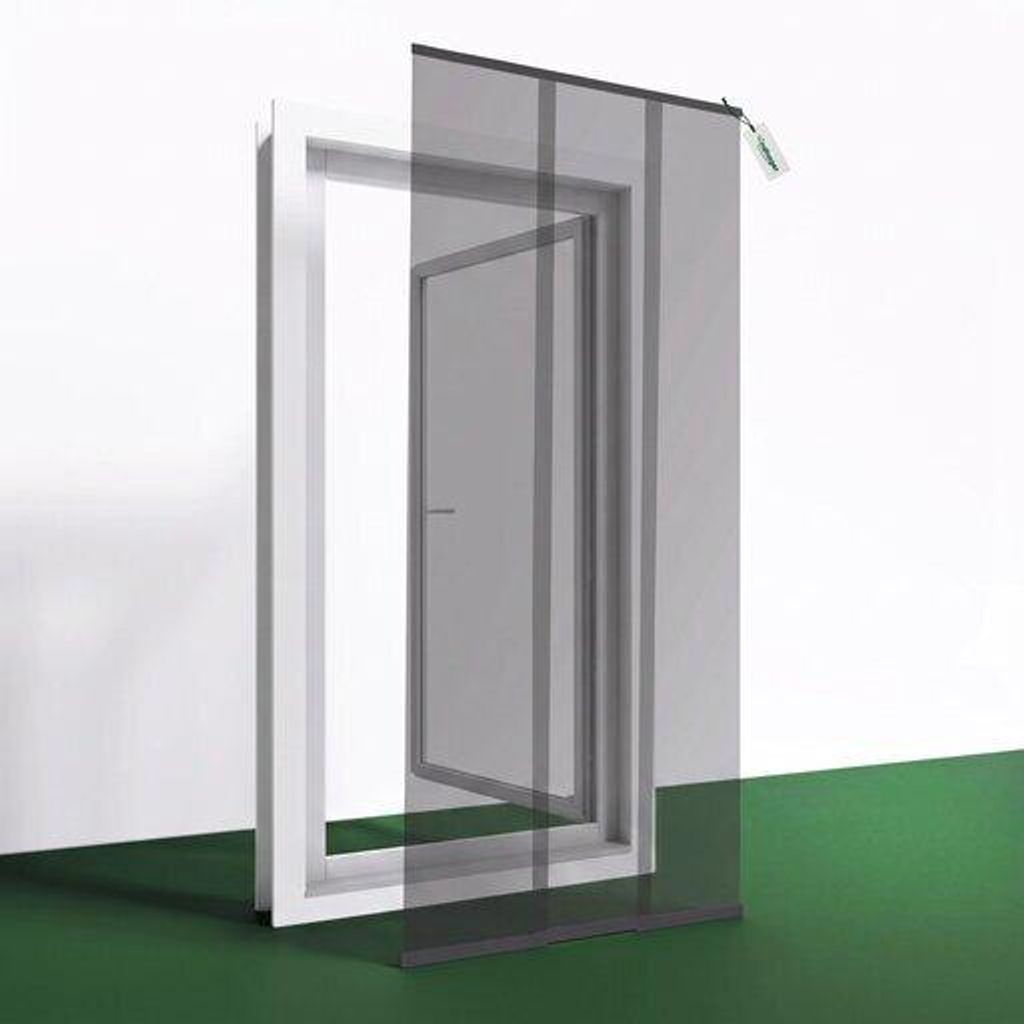 Türvorhang Easy 95 x 220 cm schwarz Produktbild 