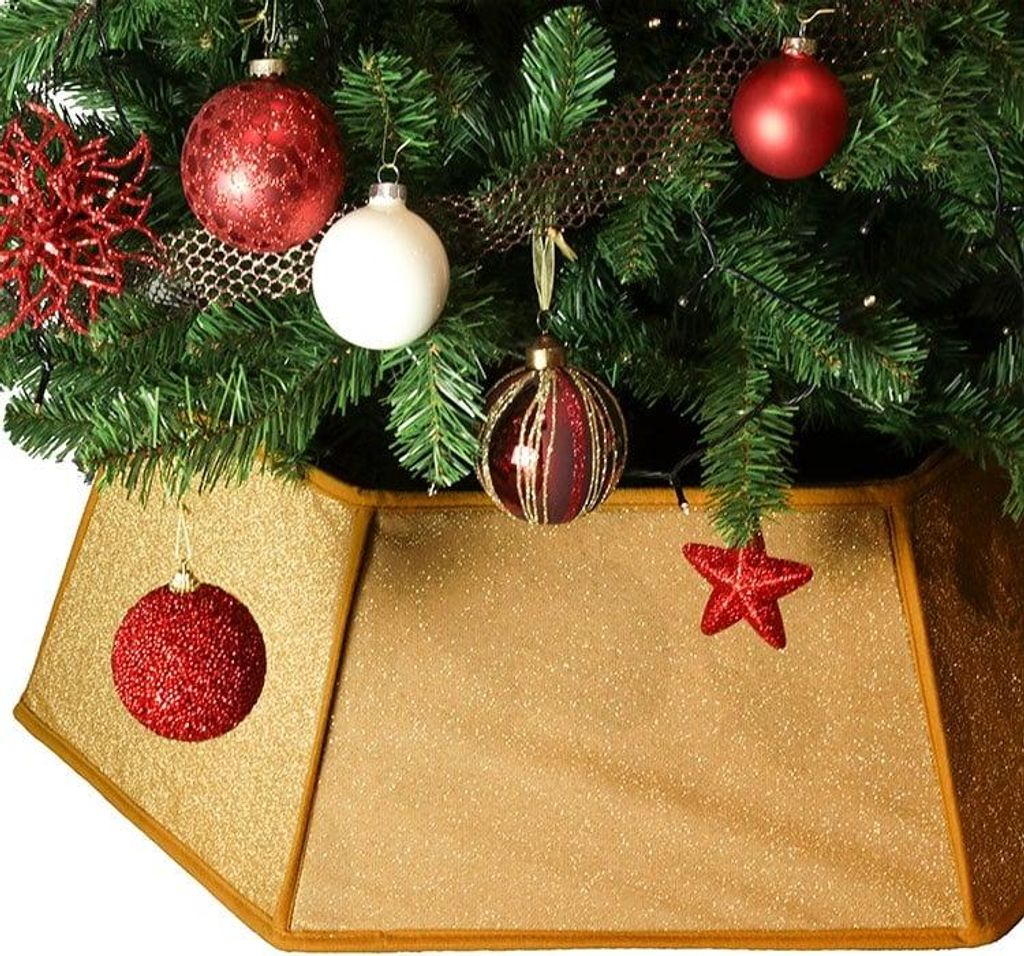 Unique Living - Zita Weihnachtsbaumrock - 40x25cm - Gold