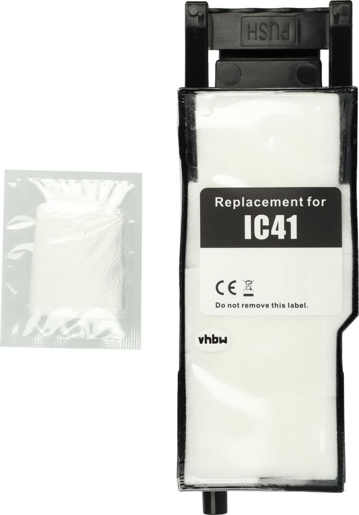 vhbw Resttintenbehälter Ersatz für Ricoh IC 41, 405783 für Produktbild 