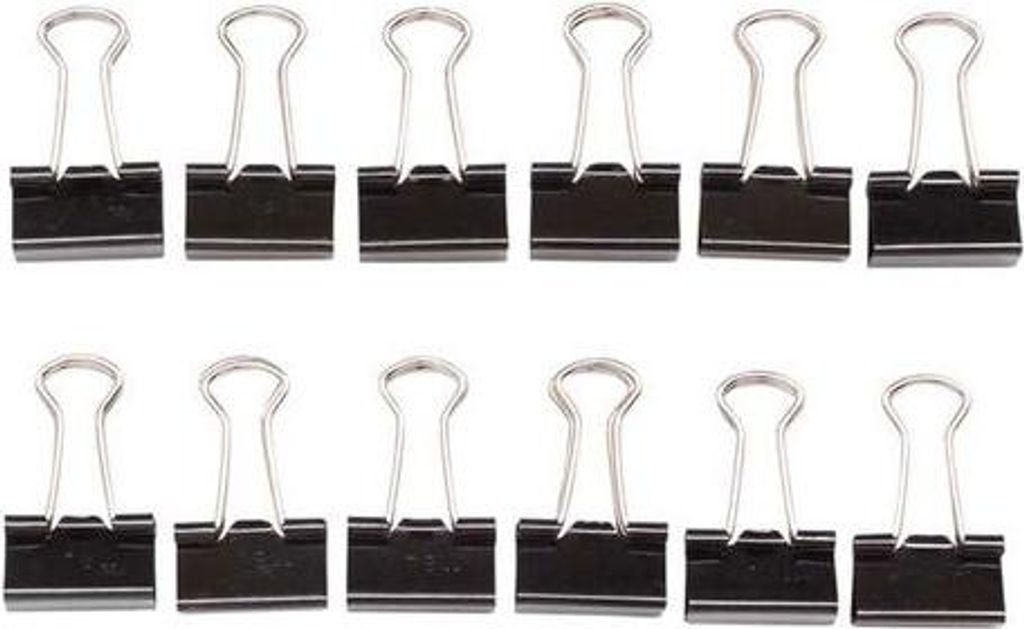 MAUL Foldback-Klemmer mauly® Federstahl Metall 12 Stück 15 Produktbild 