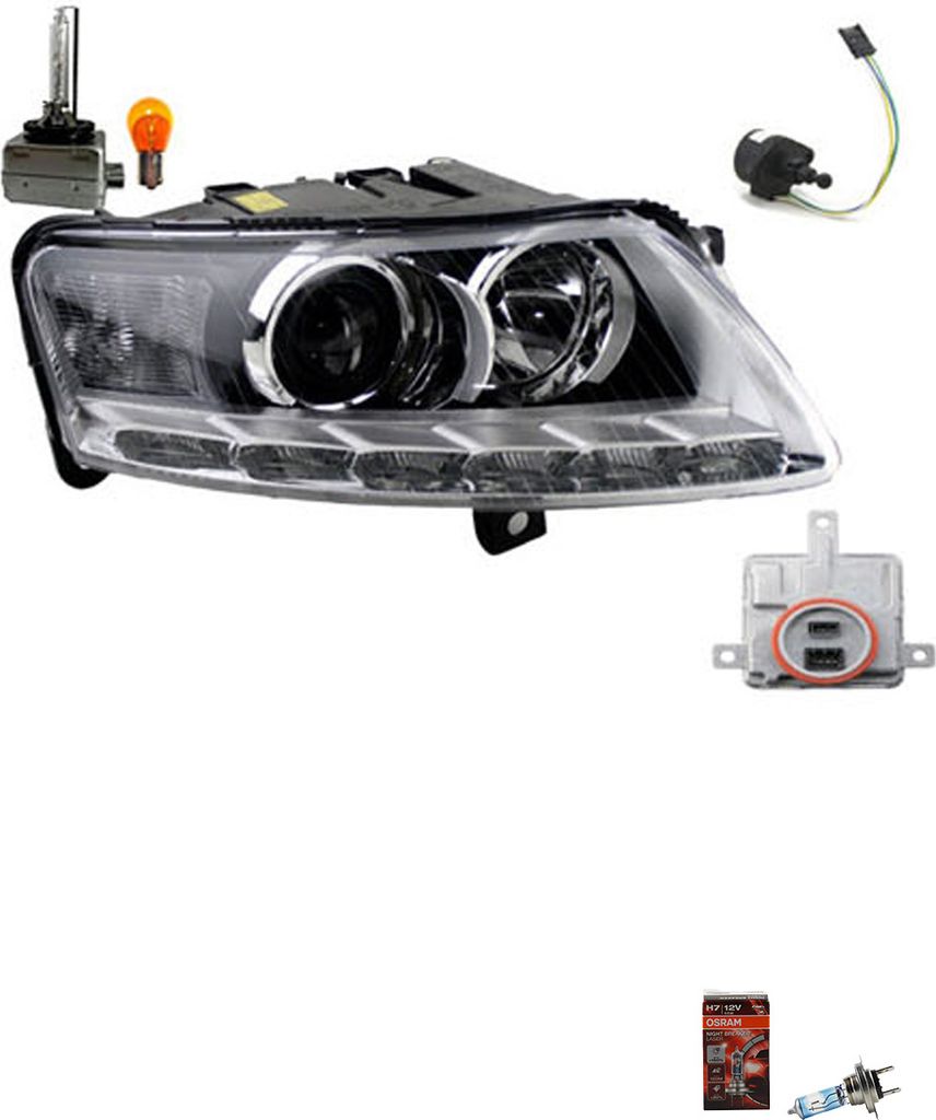 Johns, Scheinwerfer Osram Xenarc Night Breaker Laser passend für Audi A6 Rechts 4E0907476 63126907488 63120150614 2M5Z13C170AA 2M5112K072AA A00282...