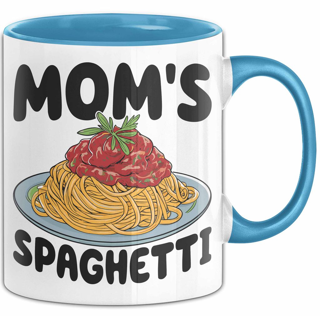 Spaghetti Tasse Für Frauen Und Männer Mom'S Spaghetti-Liebhaber (Blau)