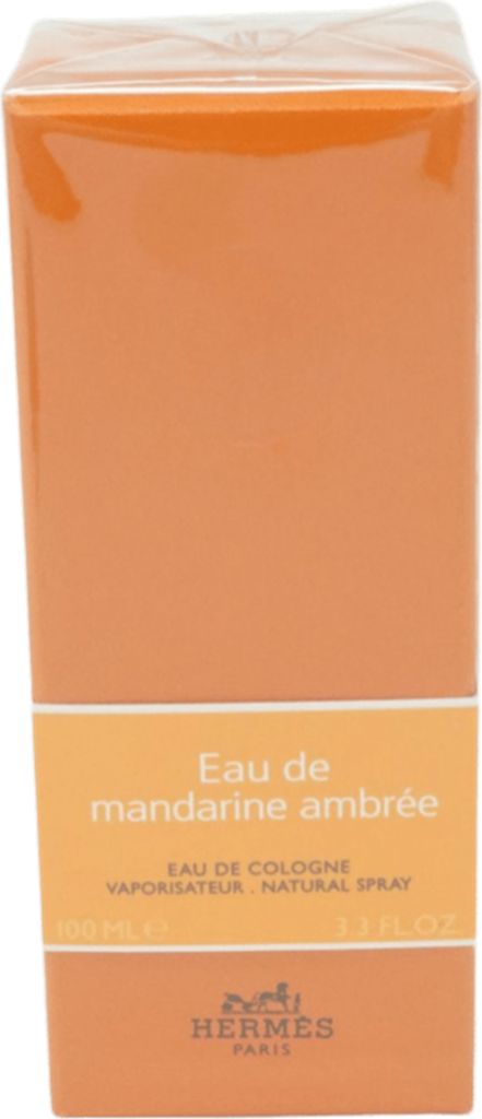 A product box for Hermes Eau de Mandarine Ambrée.