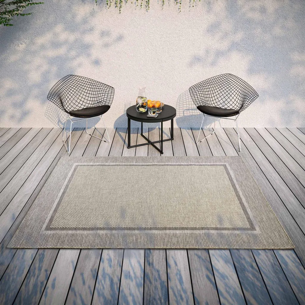 Tapis extérieur robuste LUITWIN 180x250cm facile à nettoyer au jet - 5