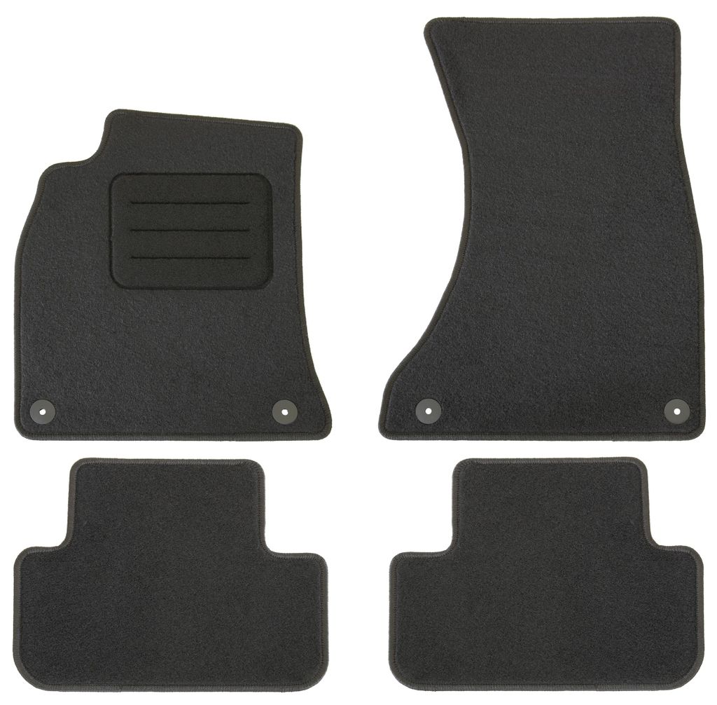 Fußmatten-Set für Audi A4 B8 / 8K, Limo + Avant, 12/2007-10/2015, 4-teilig