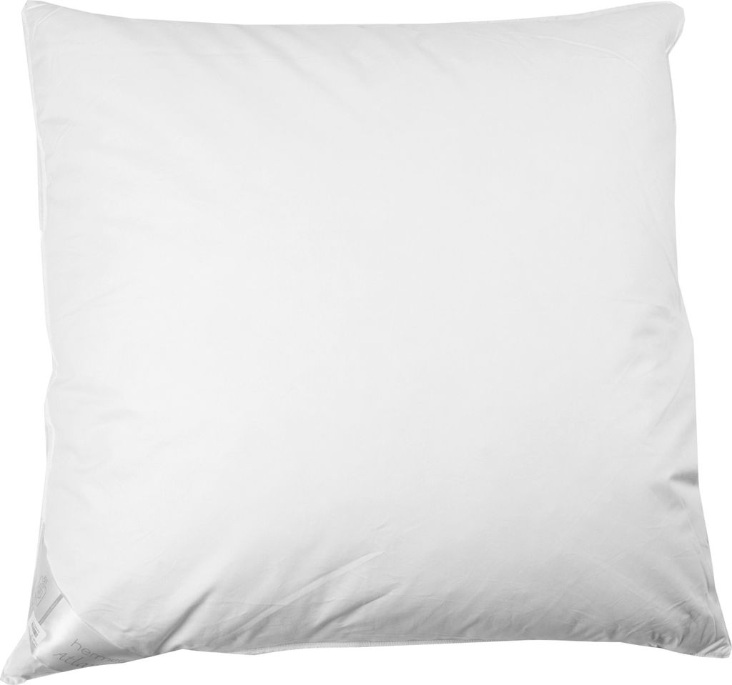 Kopfkissen - Makobezug - Daunen - Federn - 80 x 80 cm