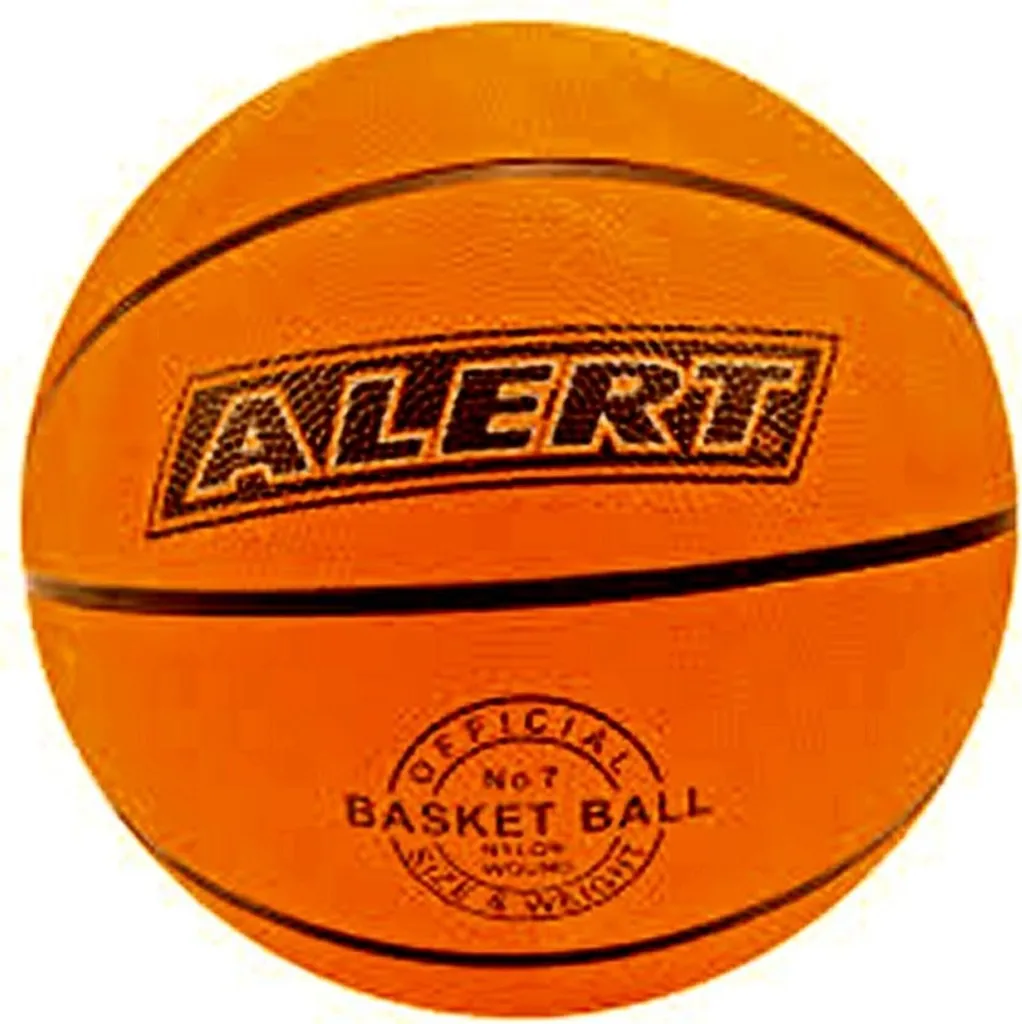Ballon de Basket Alert No7 Orange Taille 7 Officiel pour Entraînement