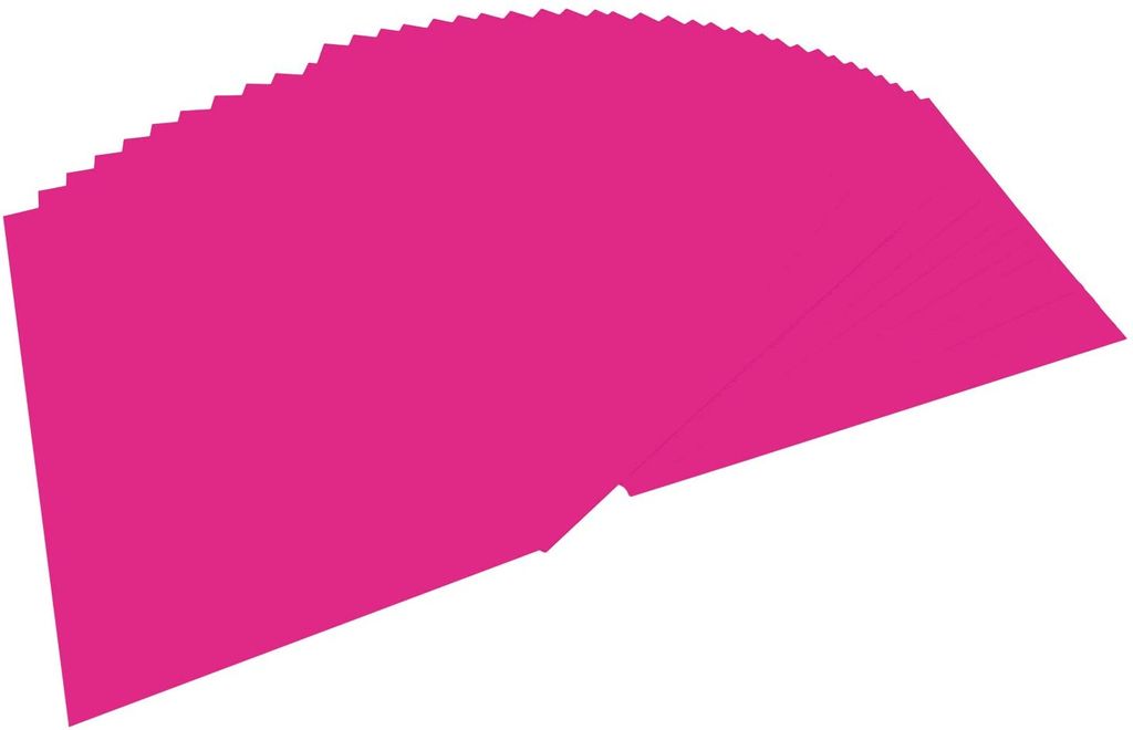 folia Tonpapier DIN A4 130 g/qm pink 100 Blatt