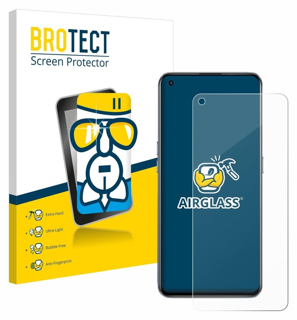 BROTECT Schutzglas für realme GT 5G Schutzfolie Panzer Produktbild 