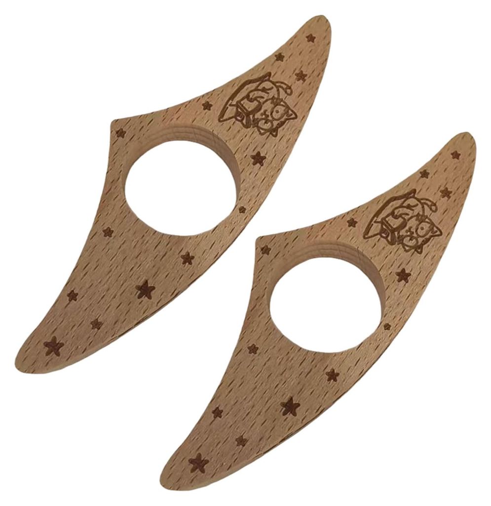 Buchseitenhalter aus Holz, Daumenring, Lesezeichen, hält Ihr Buch offen, Lesehilfe, Geschenk für Lehrer und Bücherliebhaber