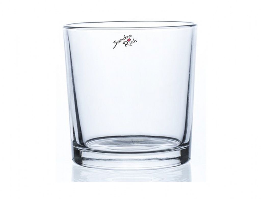 Vaso da giardino Nohel CYLI in vetro lavorato d11,5x12cm Immagine del prodotto 