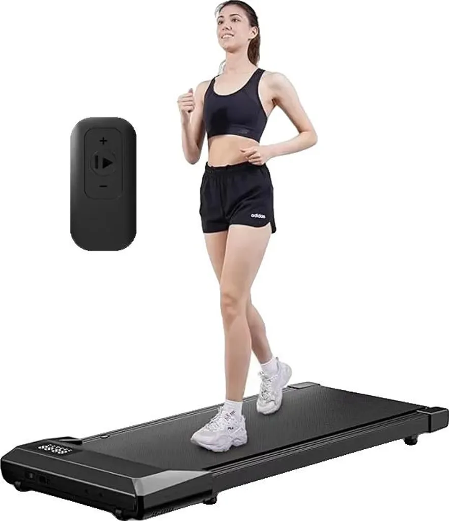 Tapis de course pour marche et running à domicile moteur 2,5 CV noir