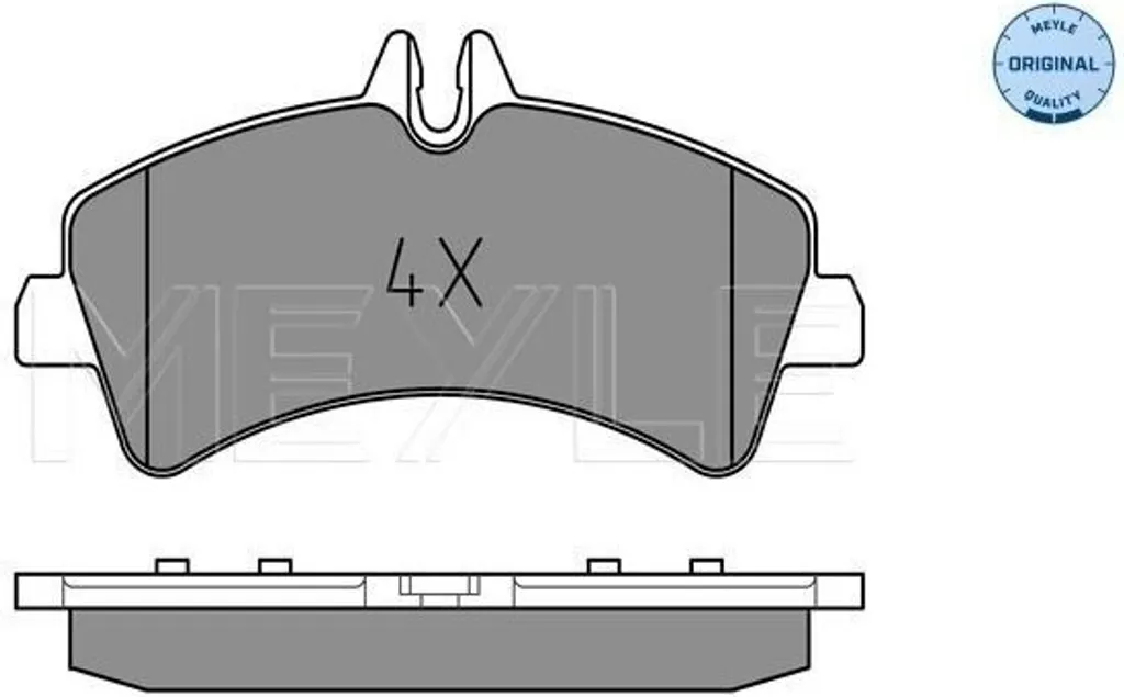 Jeu de plaquettes de frein pour Mercedes Sprinter W906 et VW Crafter 2E