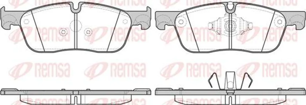Plaquettes de Frein REMSA 1633.10 pour Jaguar F-Pace XE XF OE T4N13434