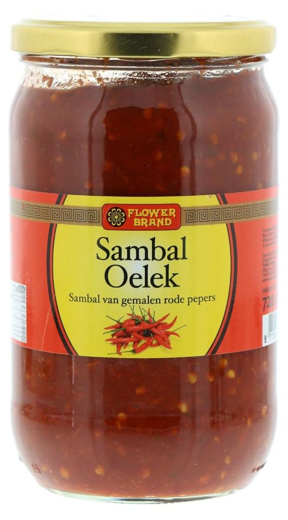 Flower Brand Sambal Oelek 720g – Scharfe Chilipaste aus Produktbild 