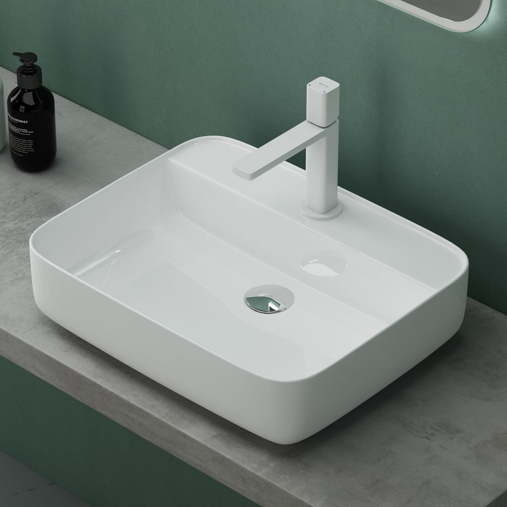 Mai & Mai Waschbecken Aufsatzwaschbecken BTH: 50x40x13,5cm Produktbild 