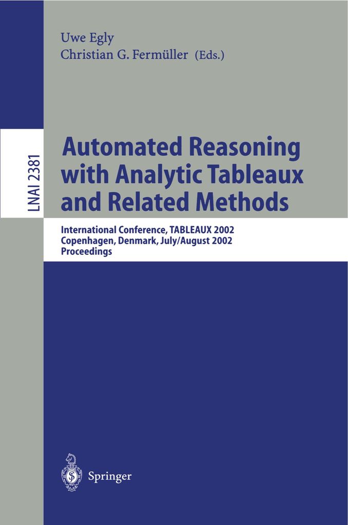 Automated Reasoning with Analytic Tableaux and Related Methods