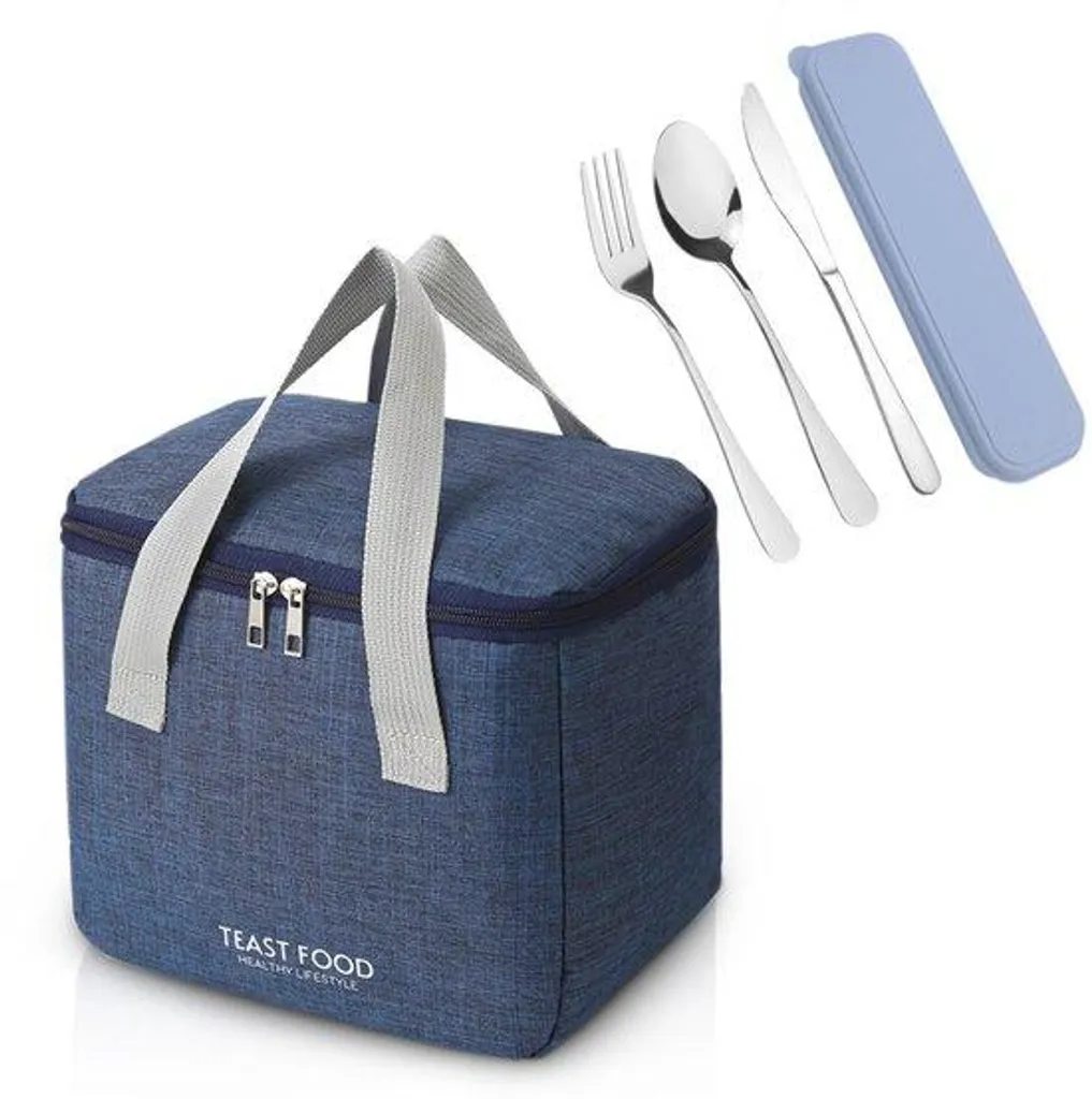 Set de repas isotherme sans plastique et étanche avec couverts intégrés