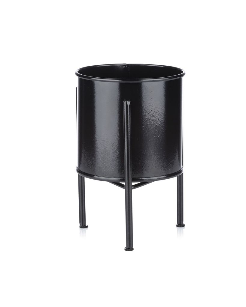 Stojan na kvety s vložkou 19 cm čierny LOFT Obrázok produktu 
