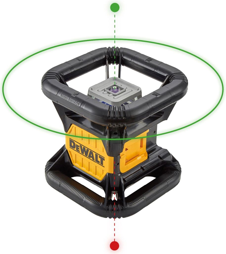 DEWALT Rotationslaser,Vertikal-Lot dopp.,gruen Produktbild 