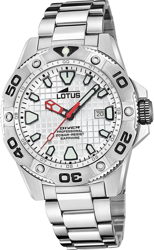 Lotus Edelstahl Herren Uhr Armbanduhr silber Elegant Classic D2UL18929/A
