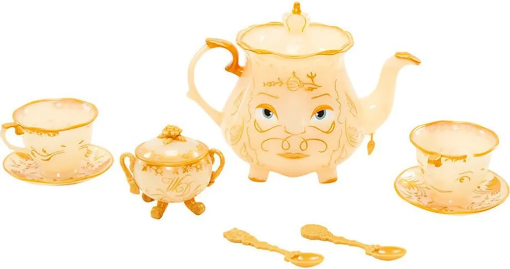 Service à thé objets enchantés pour fans de La Belle et la Bête - 3