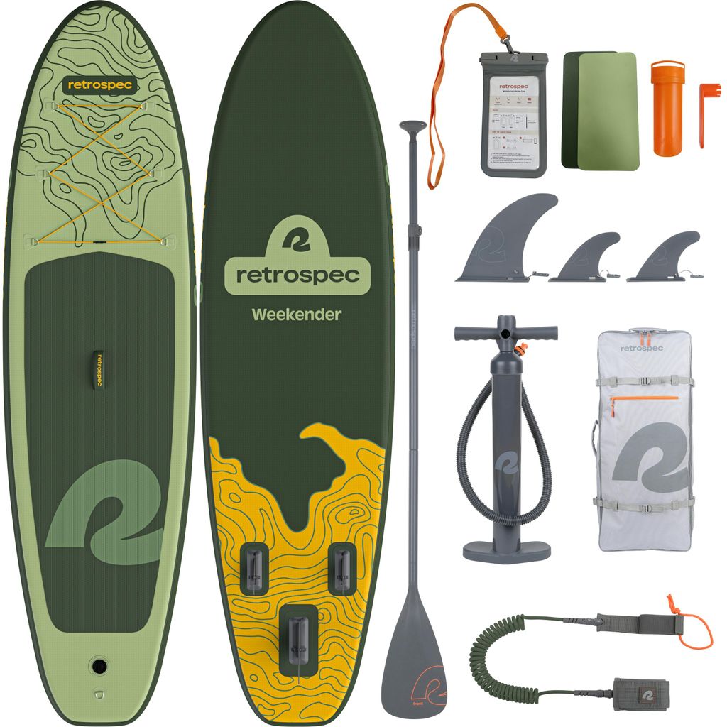 Retrospec Supboard Weekender iSUP 320 cm Żółto-zielony Zdjęcie produktu 