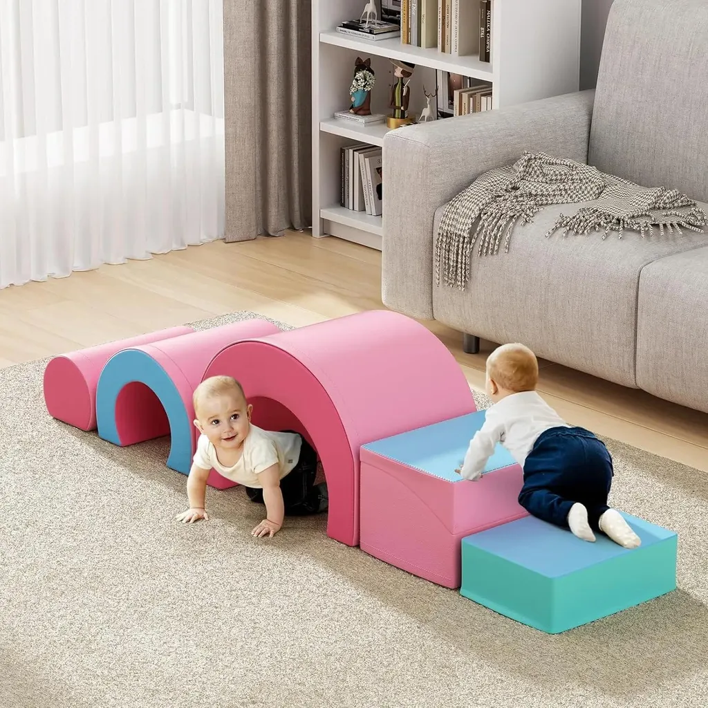 Parcours de motricité en mousse pour bébé - Modules d'escalade 0-3 ans