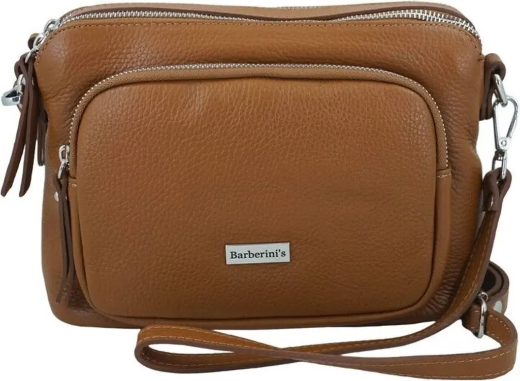 Sacs Barberini's 9901273094 Sac à Main en Cuir Italien Noir Élégant