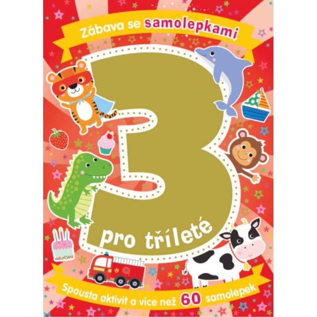 Zábava se samolepkami pro tříleté