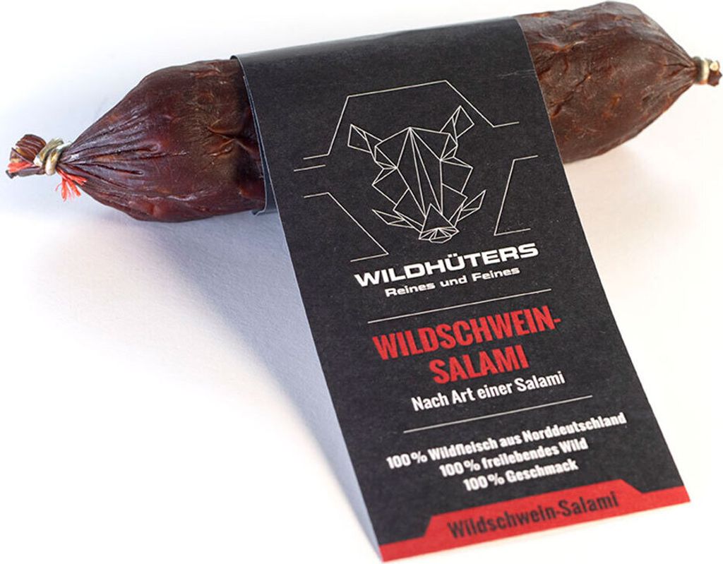 Wildhüters Wildschwein-Salami, im Stück Produktbild 1