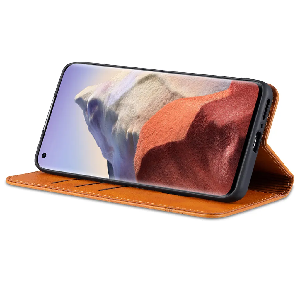 Custodia Flip Xiaomi Mi 11 Ultra: Portafoglio in Pelle Verde e Supporto - 4