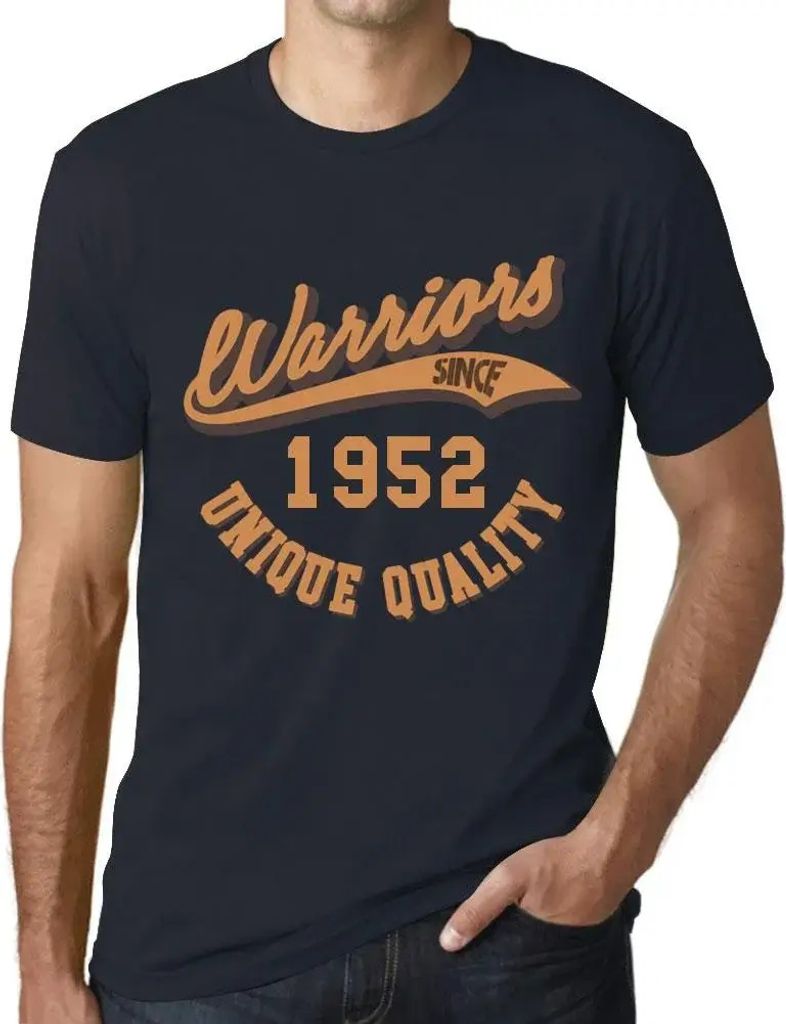Herren Grafik T-Shirt Krieger seit 1952 – Warriors Since 1952 – Geschenk 72. Geburtstag Jahrestag 72 Jahre Jubiläum 72 Jährige Mann Jahrgang ...