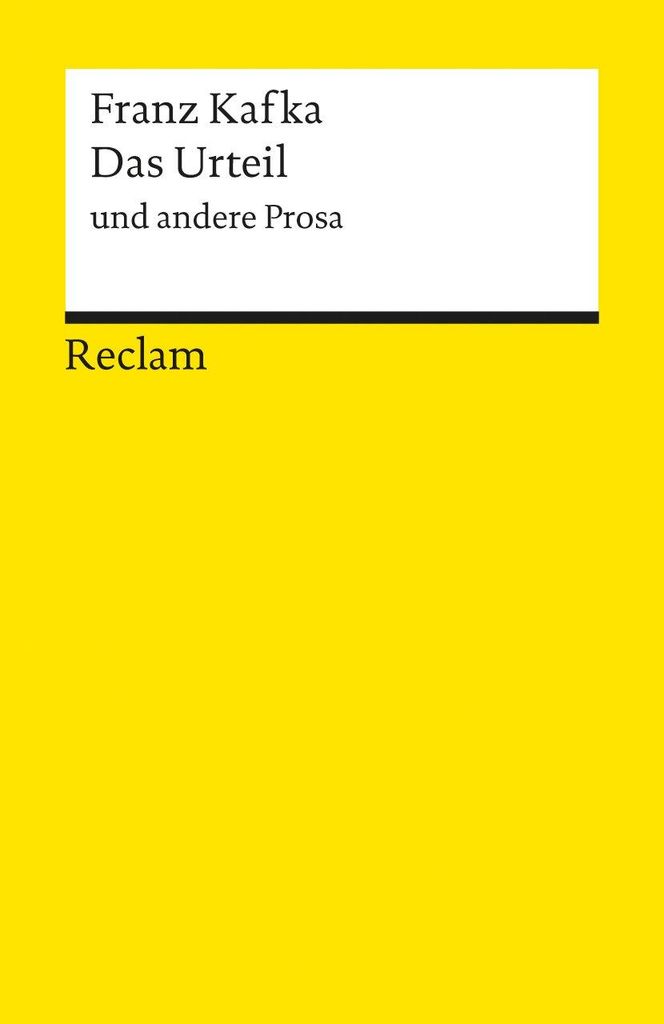 Das Urteil und andere Prosa Produktbild 