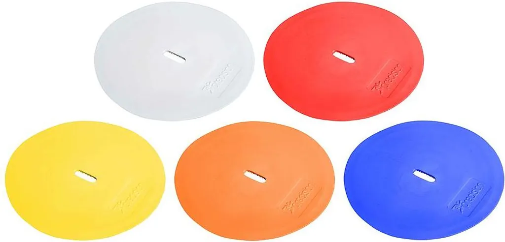 Plots de Marquage Plats pour Entraînement Sportif - 21cm Multicolor