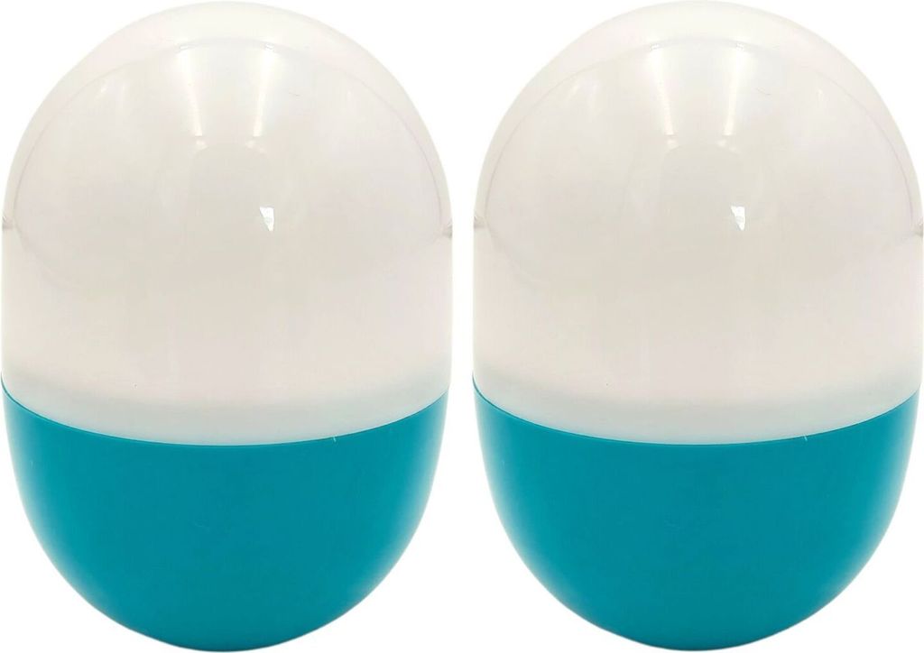 BURI 2X Dreh Dir Licht 2.0 Blau 12,5cm Nachtlicht Campinglampe Taschenlampe Leselampe