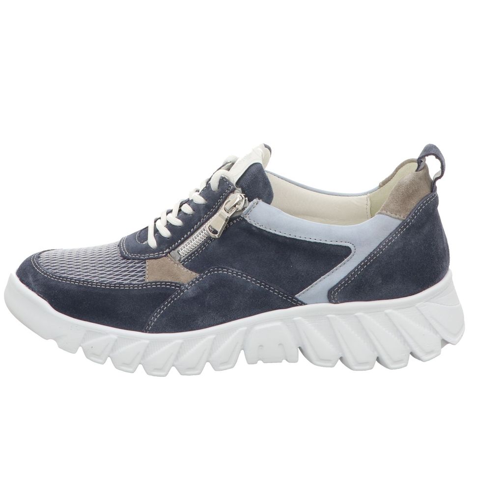 Waldläufer Komfort Schnürschuhe H-Sade Damen 31353438333738 Blau 38 EU