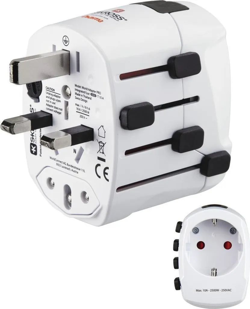 Adaptateur prise Hama World Travel Pro 00139532 : fini les fiches incompatibles