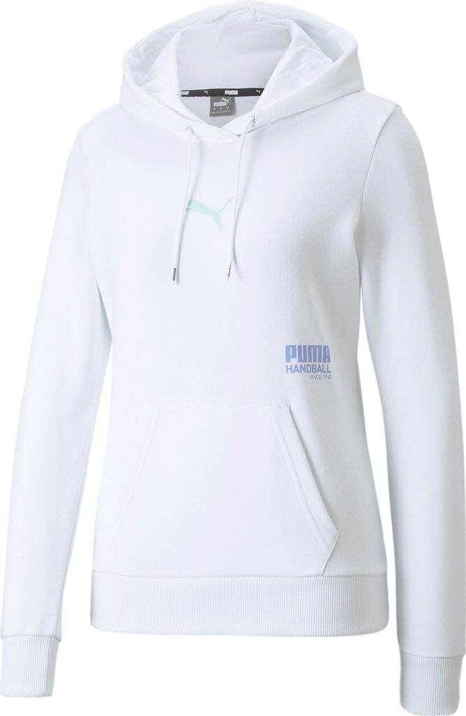 Puma PUMA Handball Women Hoody PUMA WHITE-LIGHT AQUA-ELEKTRO PUMA WHITE-LIGHT AQUA-ELEKTRO S