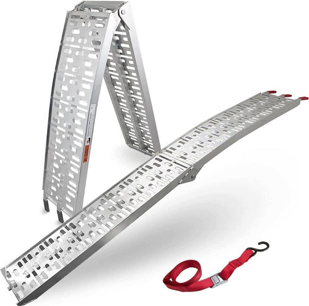 BTR Motorrad klappbare Auffahrrampe Verladerampe 340 kg