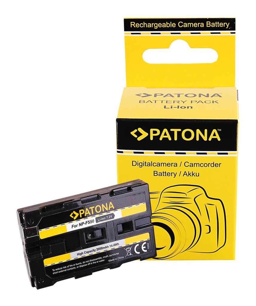 PATONA Akku für Sony NP-F550 CCD CCDSC5 CCD-SC5 CCDSC55 CCD-SC55 CCDSC65