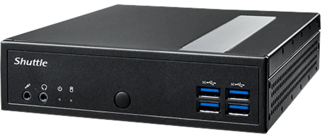 Ordinateur de Bureau Compact Shuttle DL30N Intel N100 Idéal Affichage
