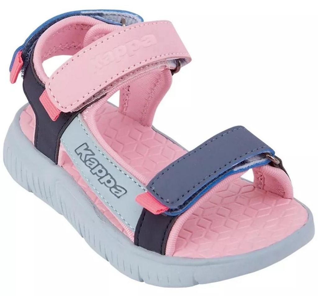 Kappa - Kinder Sandalen "Kaleo" MR78272 (30 EU) (Pink/Grau/Silber)